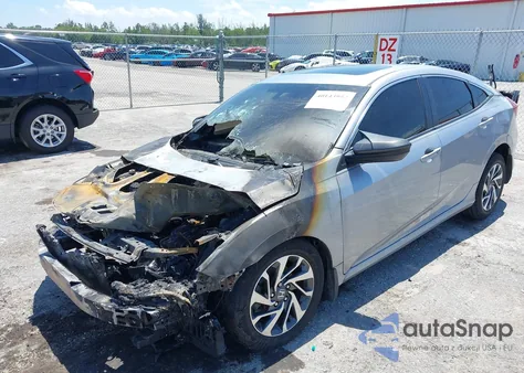 2017 Honda Civic Ex из США, поврежденный, VIN 19XFC2F70HE021905